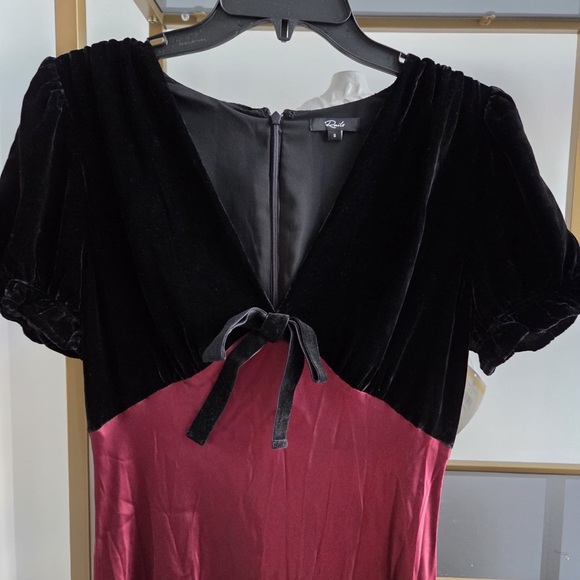 Rails Elegant Black and Burgundy Gown Dress S - Picture 4 of 6